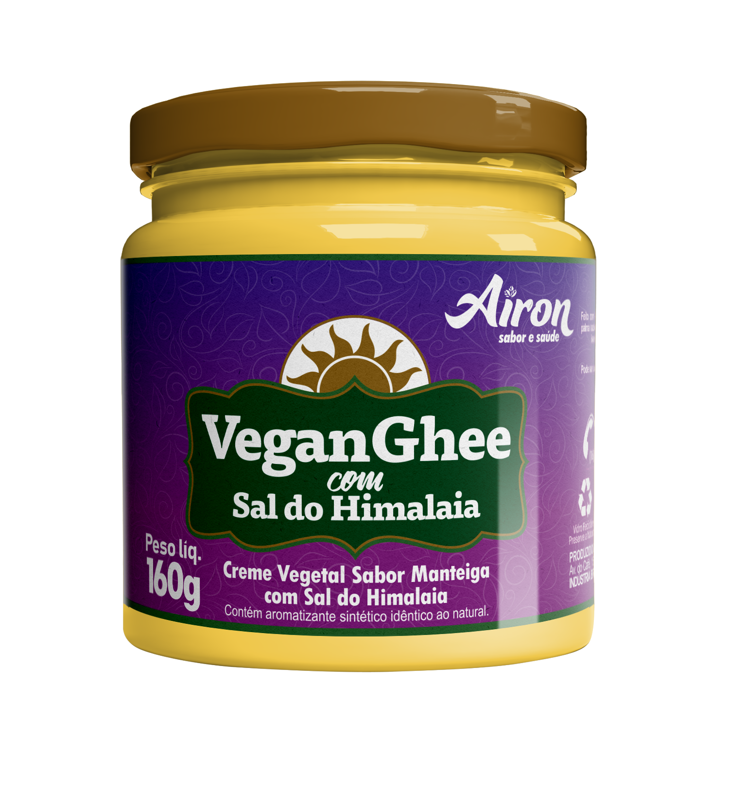 VeganGhee com Sal do Himalaia 160g